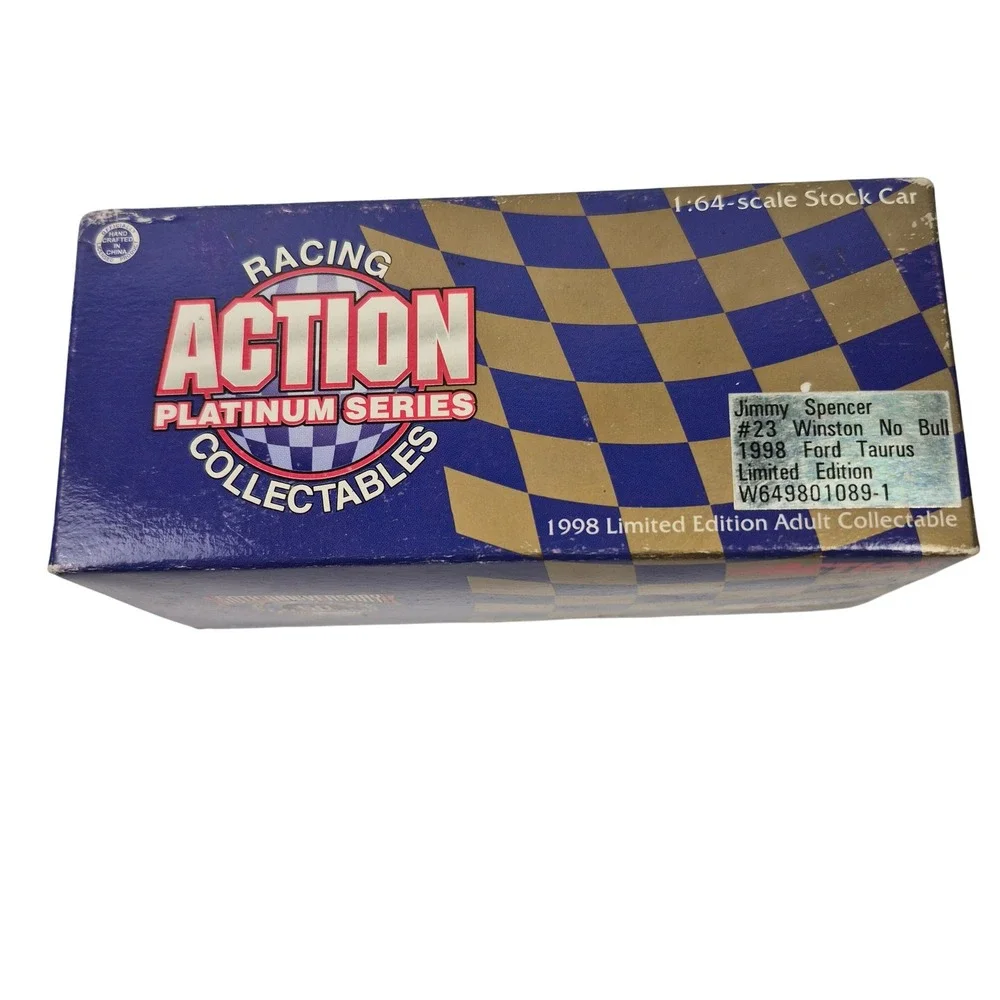 Action Racing 1998 Jimmy Spencer #23 NASCAR Diecast No Bull w/ Case &‎ Box
